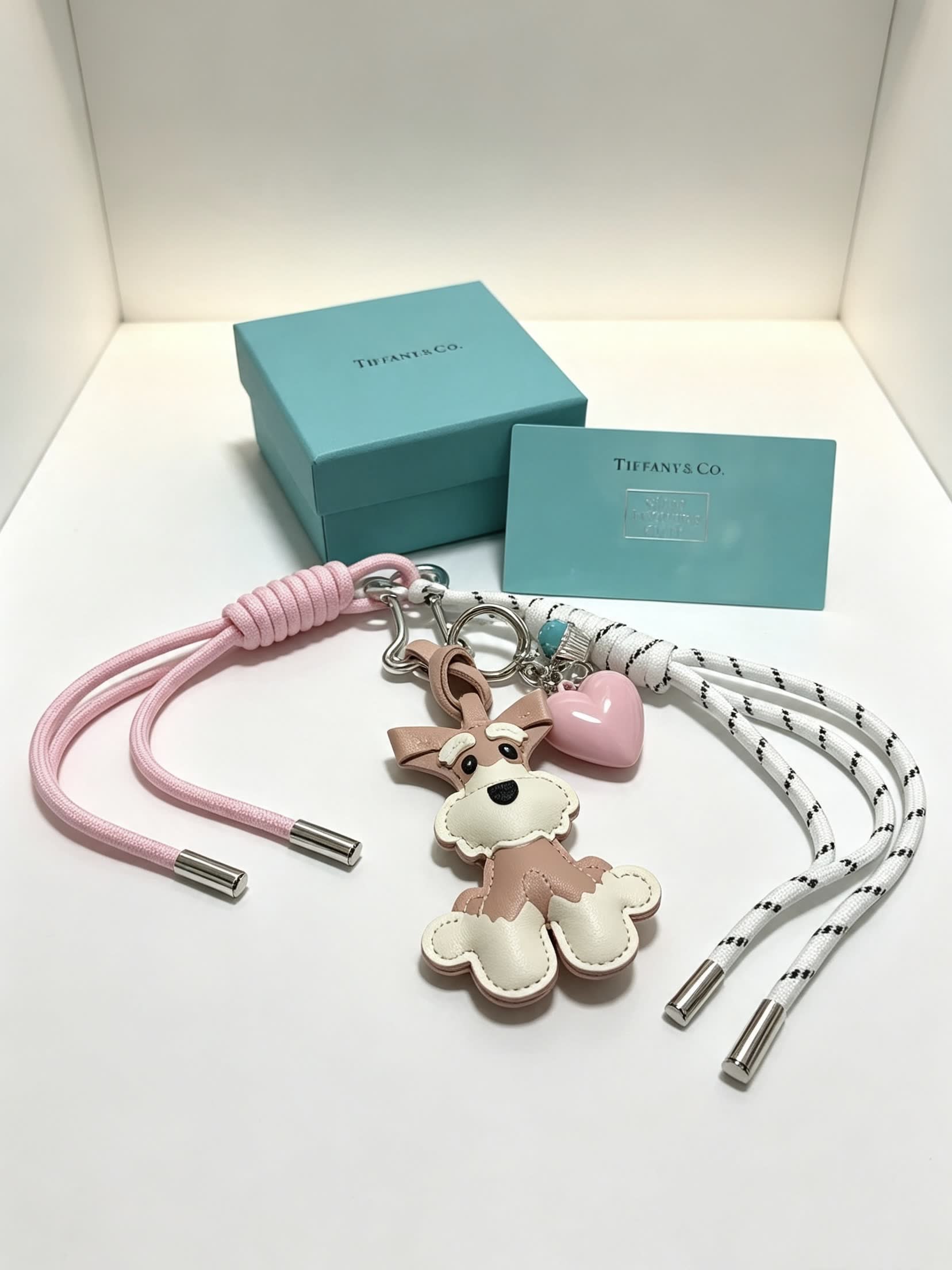 Tiffany & Co. Dog Charm Keychain